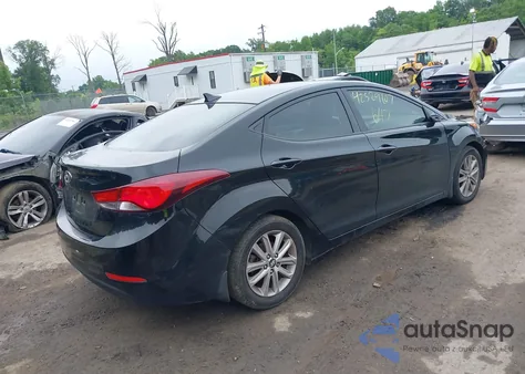 2015 Hyundai Elantra Se from USA, damaged, VIN 5NPDH4AE0FH593401